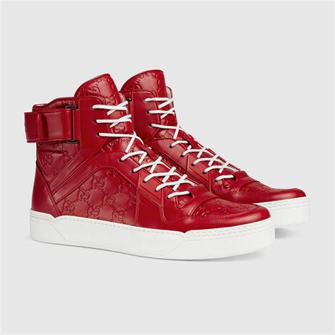 gucci boys tops|Gucci signature high top sneaker.